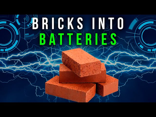 Can a simple brick be the next battery